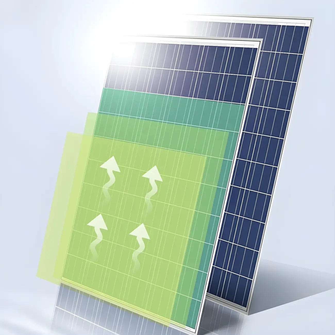 Lampes solaires LED tricolores noires pour poteaux d'extérieur