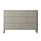 Commode double minimaliste en bois de cerisier avec tiroirs