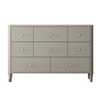 Commode double minimaliste en bois de cerisier avec tiroirs