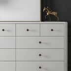 Commode double minimaliste en bois de cerisier avec tiroirs