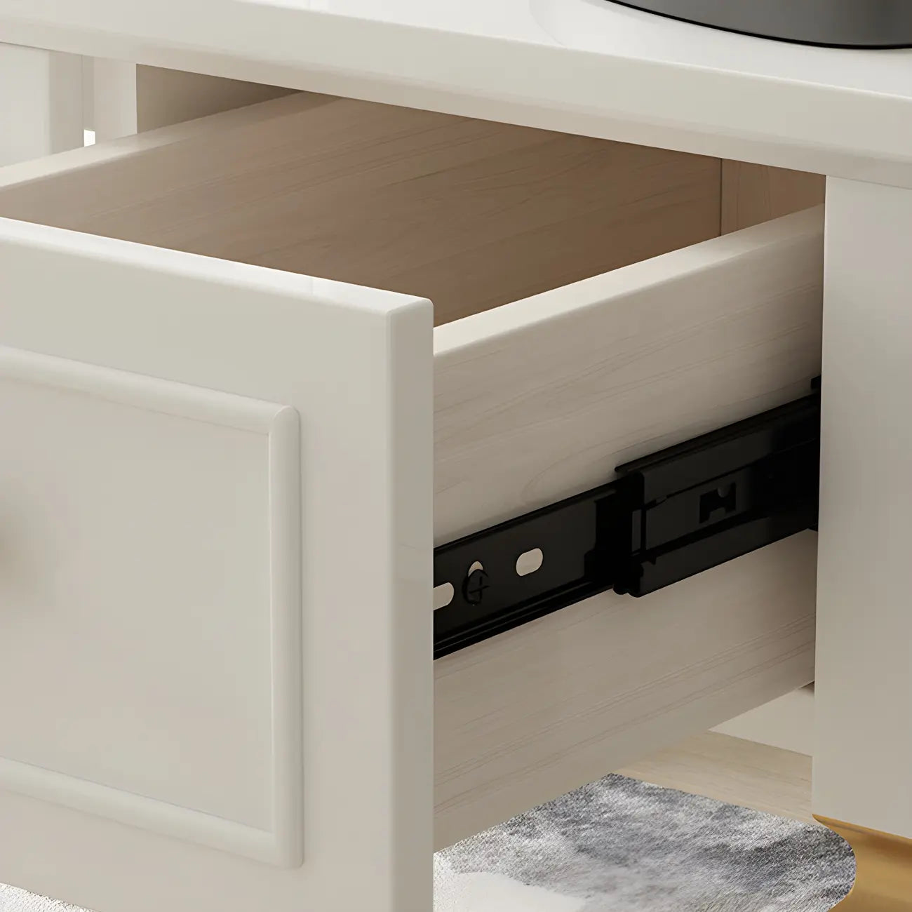 Commode double minimaliste en bois de cerisier avec tiroirs