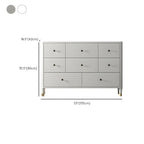 Commode double minimaliste en bois de cerisier avec tiroirs