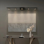 Applique murale LED classique en tube métallique avec abat-jour pour salle de bain