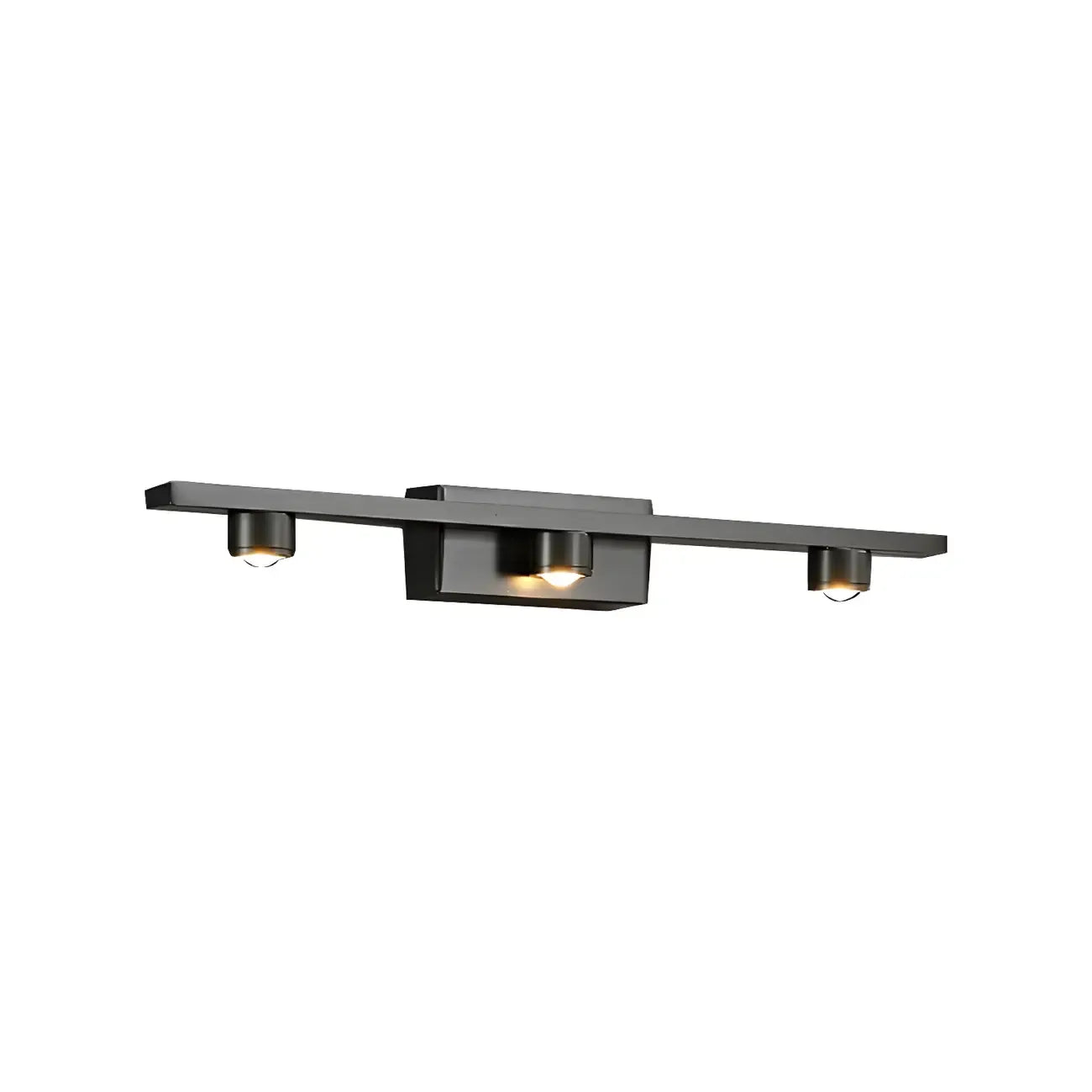 Applique murale LED classique en tube métallique avec abat-jour pour salle de bain