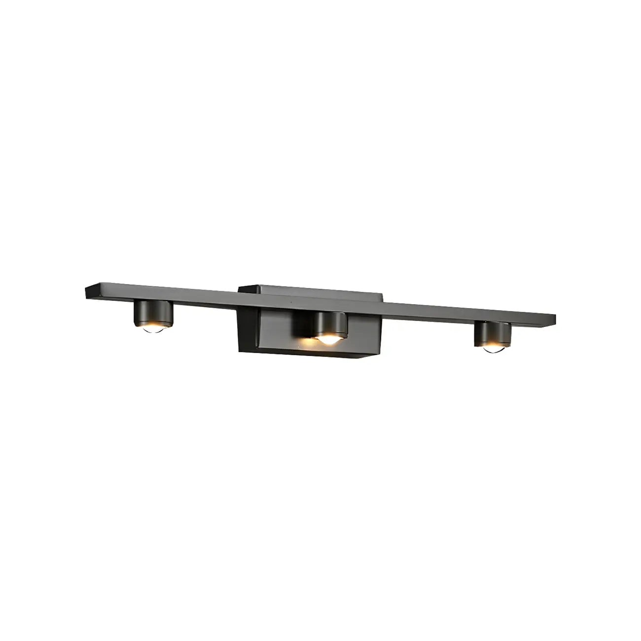 Applique murale LED classique en tube métallique avec abat-jour pour salle de bain