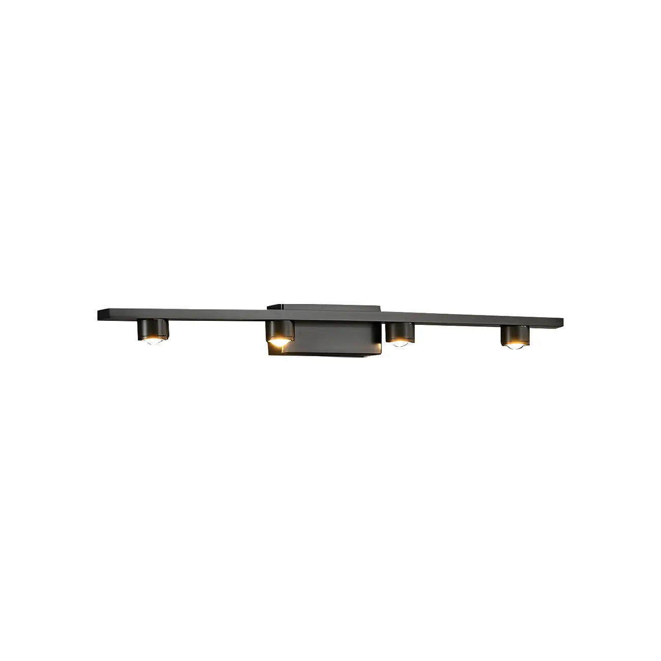 Applique murale LED classique en tube métallique avec abat-jour pour salle de bain