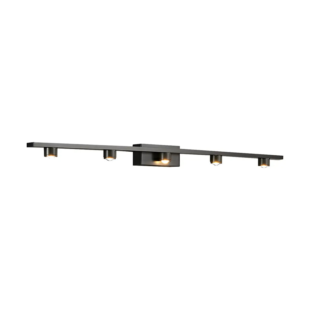 Applique murale LED classique en tube métallique avec abat-jour pour salle de bain