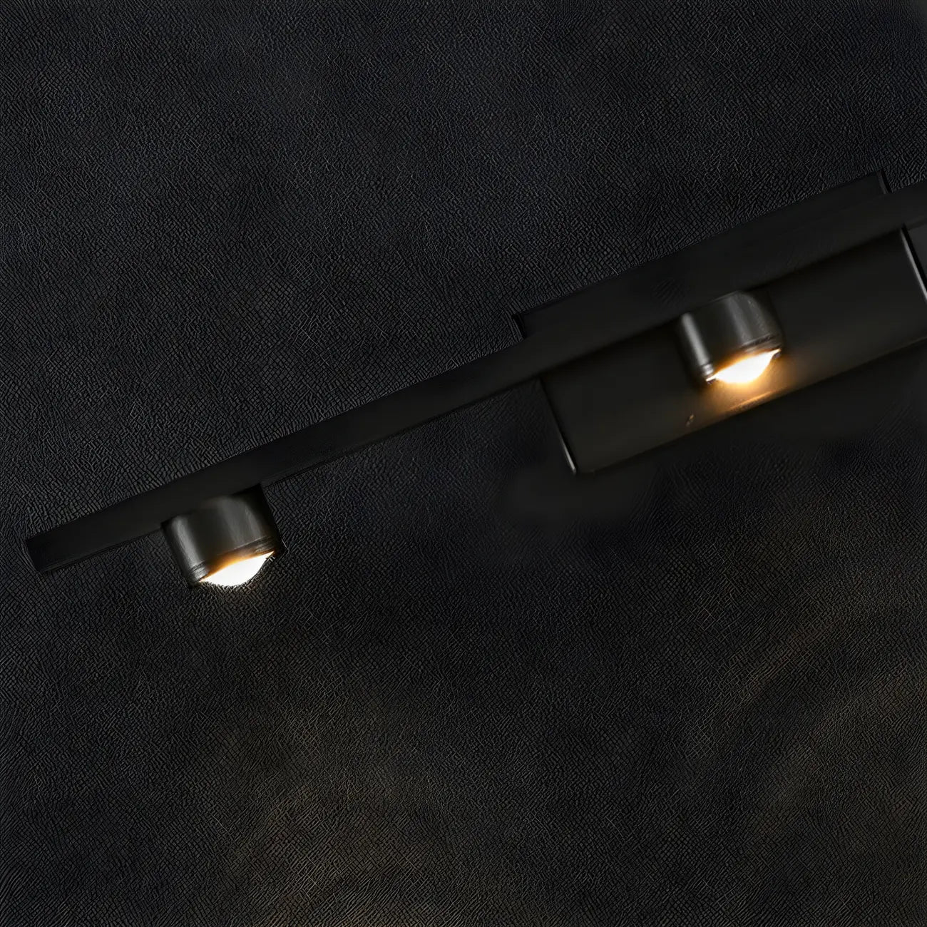 Applique murale LED classique en tube métallique avec abat-jour pour salle de bain