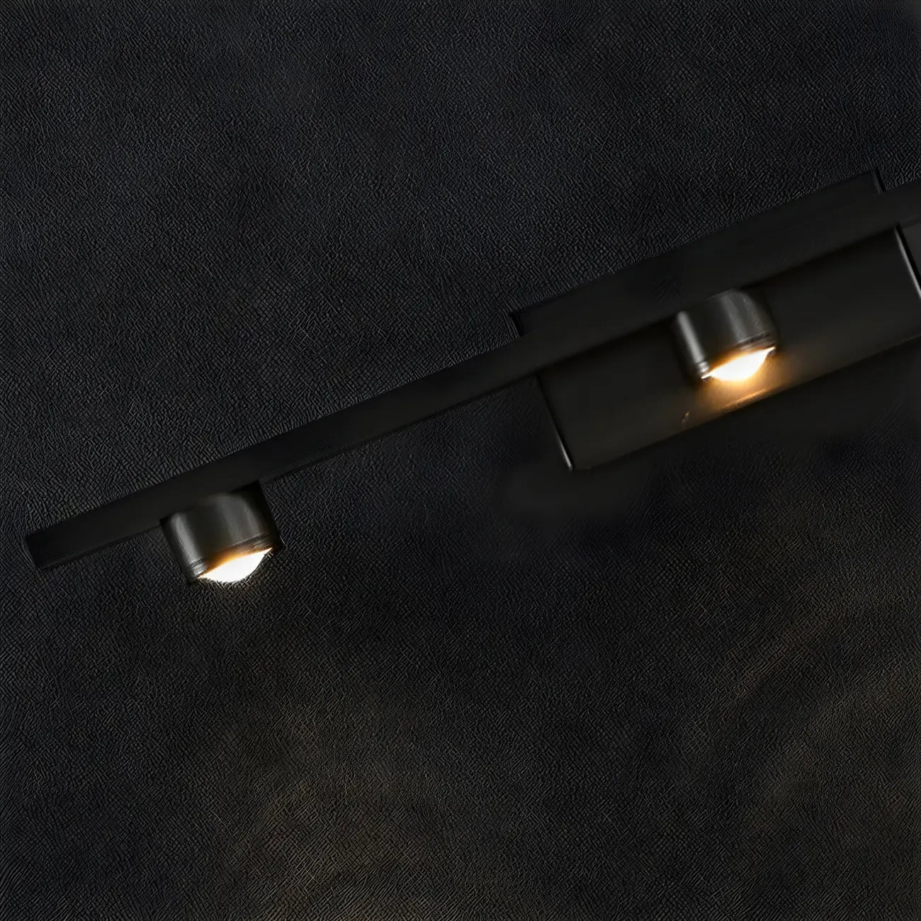 Applique murale LED classique en tube métallique avec abat-jour pour salle de bain