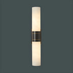 Applique murale moderne cylindrique en marbre avec éclairage LED orientable pour chambre