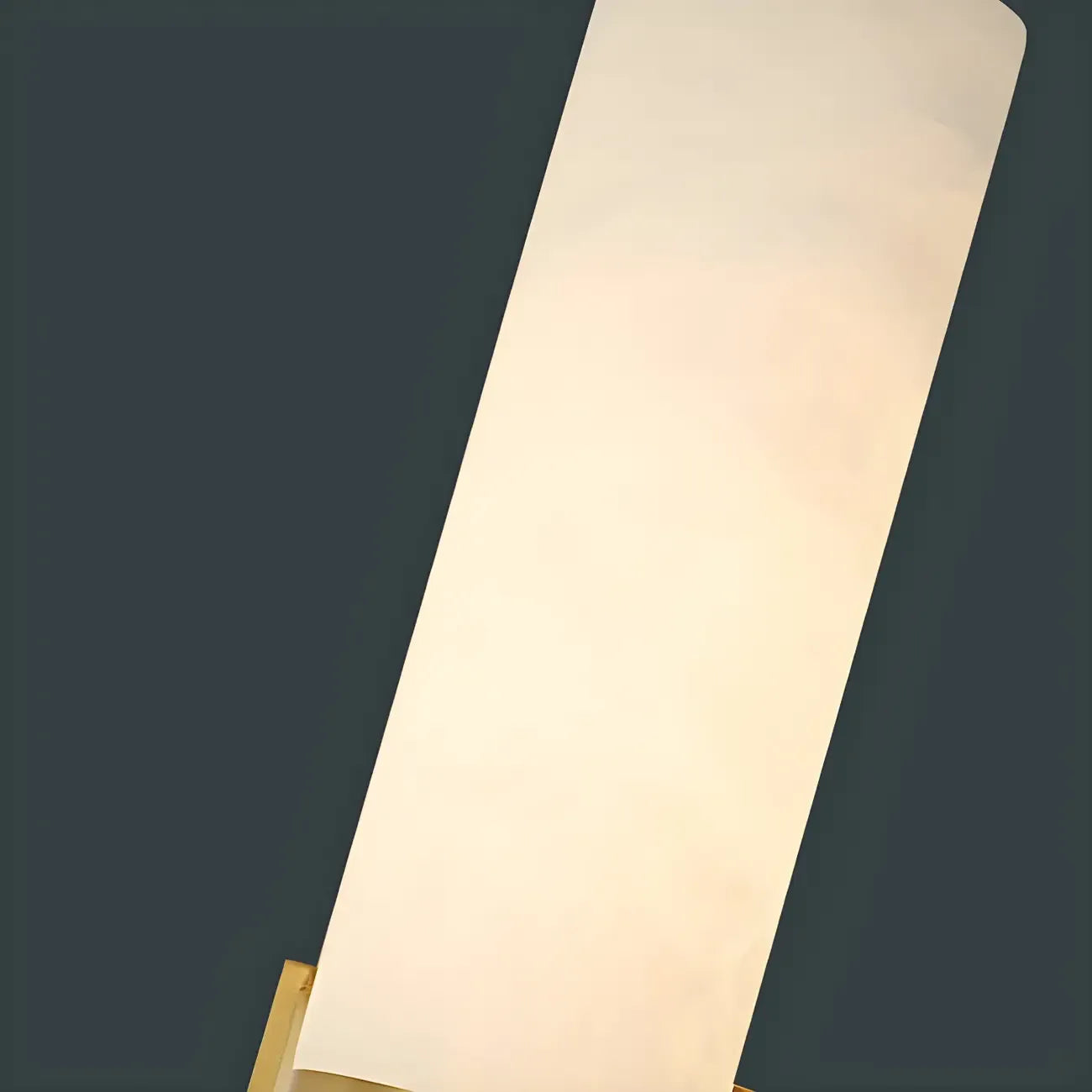 Applique murale moderne cylindrique en marbre avec éclairage LED orientable pour chambre